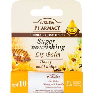 Green Pharmacy Honey Lip Balm Nærende læbepomade SPF 10 Paraben-, silikone- og farvefri 3.6 g - 3,6 g