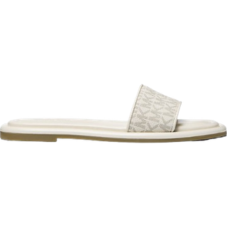 MK Dana Signature Logo Slide Sandal - Natural - Michael Kors - EU 41