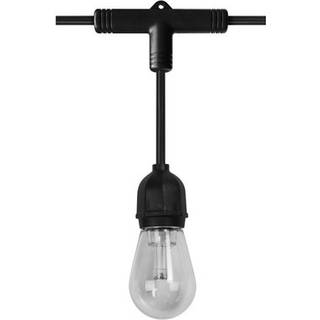 OSRAM SMART+ WiFi LED-lyskæde STRINGLIGHT, RGBW 12 lyskilder dæmpbar, Sort, Plast, Moderne
