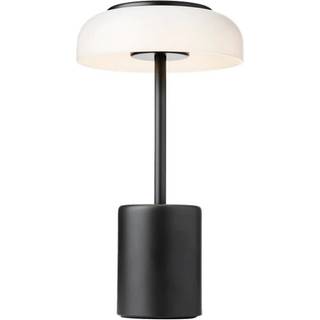 Sofie Refer - Blossi Mini Portable Bordlampe – Nuura (Sort/opal, Genopladelig, Usb-c) - Nuura - Hos Lampeagenten