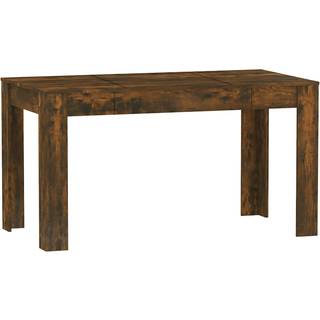 Spisebord 140X74,5X76 Cm Konstrueret Træ - Røget eg