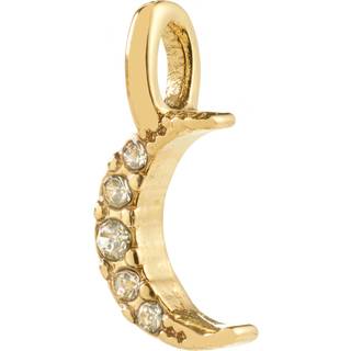 Pilgrim CHARM mini måne vedhæng guldbelagt
