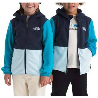 The North Face Kid's Glacier Fullzip Hoodie Fleecejakke Børn størrelse 3 farve blå
