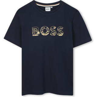 BOSS BOSS Blue Logo Short Sleeve T-Shirt