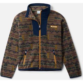 Columbia Sequoia Grove Printed Full Zip Fleece Fleecejakke størrelse L farve brun