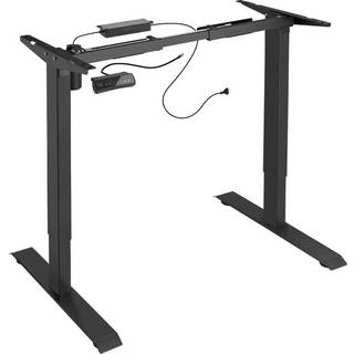 Hæve sænke stel elektrisk justering Piotr 85-129x65x71-121cm - sort