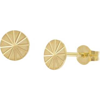 trendor 28463 Damen-Ohrringe 333 / 8K Gold Ohrstecker Ø 6 mm