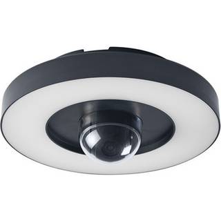 OSRAM SMART+ Wifi LED-udendørskamera CIRCLE, grafit Sensor IP44 dæmpbar, Aluminium/grå/zink, Plast, Moderne