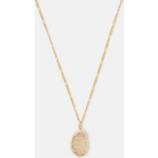 Accessorize Accessorize 14ct Gold Drusy Pendant Necklace