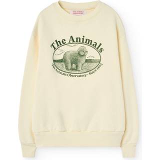 The Animals Observatory Bear Kid Sweatshirt White Logo 12 Y  Hvid  12 år  Unisex