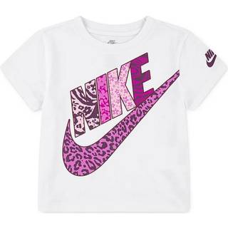 Nike Nike White Little Kids Animal Print Futura T-Shirt