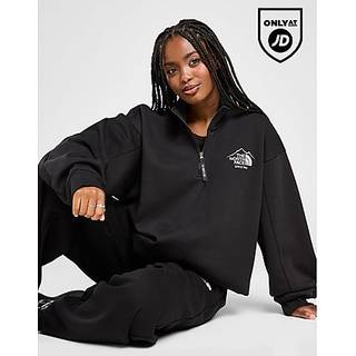 The North Face Gaspra 1/4 Zip Sweatshirt, Sort - M