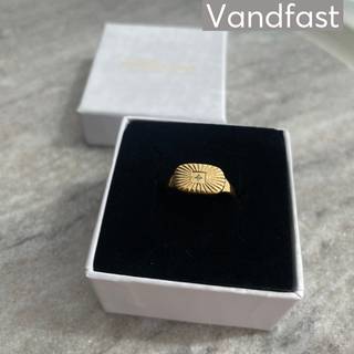 ANNEBRAUNER Sun Rays Burst Ring 18K Guldbelagt - 54