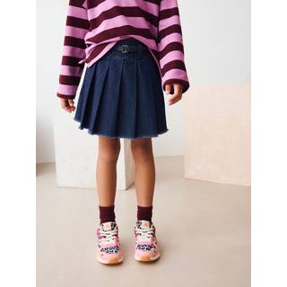 Next Dark Wash Denim Pleated Skirt (3-16yrs) - 158164cm