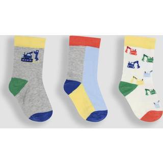 Jojo Maman Bébé Jojo Maman Bébé 3-Pak Sokker med tryk