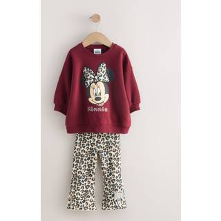 Next Minnie Mouse sweatshirt og flare leggings'sæt (3måneder -7år)