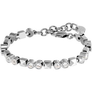 DYRBERG/KERN ROCKSTUND ARMBÅND 440111 (Silver, Crystal, ONESIZE)