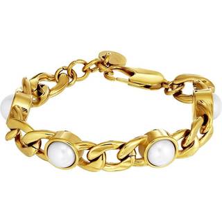 DYRBERG/KERN ARIANE ARMBÅND 470157 (Gold, White, ONESIZE)