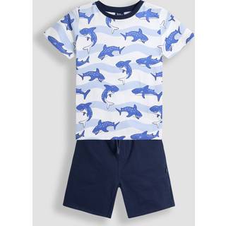 Jojo Maman Bébé Jojo Maman Bébé Shark T-shirt & Shorts Sæt 2 Pieces