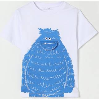 Stella McCartney Kids Printed cotton jersey T-shirt - white - Y 4