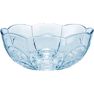 Holmegaard Lily skål, blue iris, 23 cm