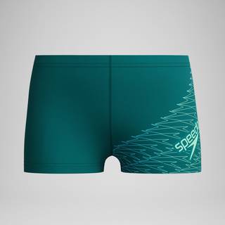 Boys Medley Logo Aquashort Green