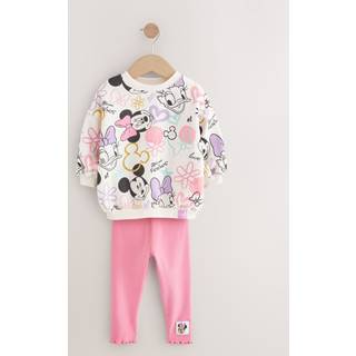 Next Disney Minnie Mouse langærmet top og leggings'sæt (3måneder -7år)