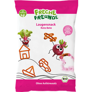 Freche Freunde Bio saltkringlesnack med rødbede 286.88 DKK/1 kg