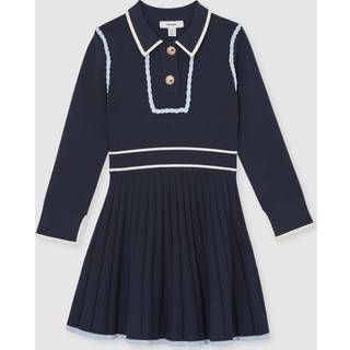 Reiss Reiss Freya strikket skaterkjole med piping