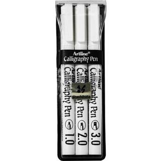 Artline Calligraphy Pen 3-sæt sort