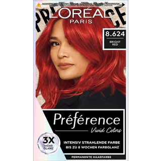 L’Oréal Paris Préférence Vivid Colors 8.624 Bright Red