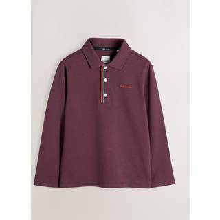 Paul Smith Junior Paul Smith Junior Boys Long Sleeve Signature Polo Shirt - 140-146cm (10-11 Years)
