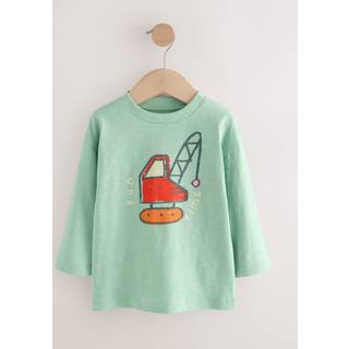 Next Langærmet T-shirt med grafisk Tryk (3måneder -8år)