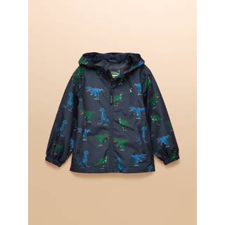 Joules Joules Boys' Rainwell Navy Dino Waterproof Raincoat With Hood