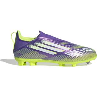adidas adidas Purple/White Kids F50 League Laceless Firm/Multi Ground Boots