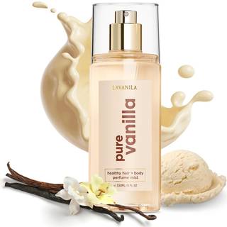 Lavanila Pure Vanilla Sundt Hr + Kropsparfume Mist 5 Fl Oz - Sd & Varm Duft Spray Formuleret med Jojoba Olie Madagaskar Vanilje Tonka Bean Heli