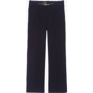 ChloÃ© Kids Logo wide-leg pants - blue - Y 6