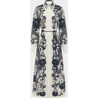AlÃ©mais Mickey printed linen shirt dress - white - M