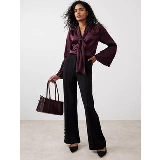 Mint Velvet Mint Velvet Black Tailored Bootcut Trousers