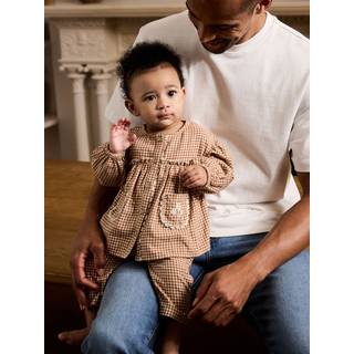 Next Baby vævede Langærmede Toppe og Bukser 2 delt Sæt (0måneder -2år)