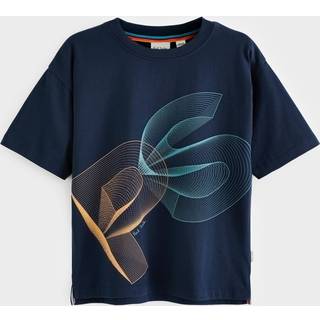 Paul Smith Junior Paul Smith Junior Boys Oversized Short Sleeve Iconic Print T-Shirt