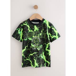 Next T-shirt med kortærmet tryk og normal pasform (3-16år)