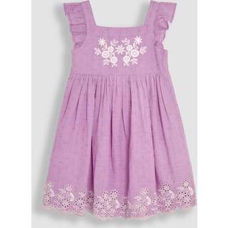 Jojo Maman Bébé Jojo Maman Bébé Broderi Frill Skulder Kjole - 6 - 12 måneder (68 - 80cm)