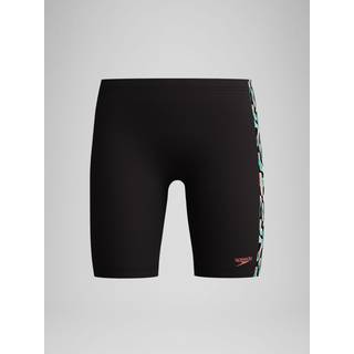 Boys Panel Jammer Black/Orange - Red
