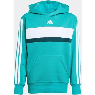 adidas adidas Seasonal Essentials Tiberio 3-Stribet Børne Fleece Hættetrøje