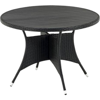 Kos havebord 105 cm rundt - sort