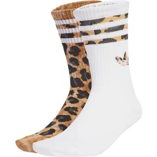 Leopard-tennissokker, 2 par - Bronze Strata / Black - 43-45