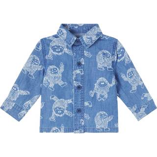Stella McCartney Kids Baby printed denim shirt - blue - M 3