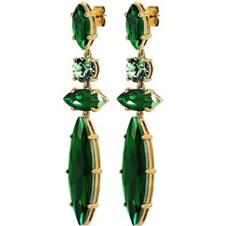 DYRBERG/KERN TENERE ØRERING 470032 (Gold, Green, ONESIZE)