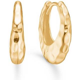 Studio Z Bumped øreringe i forgyldt -large